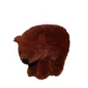 3.75” Brown Whimsical Bristle Brush Handcrafted Bear Hanging Ornament