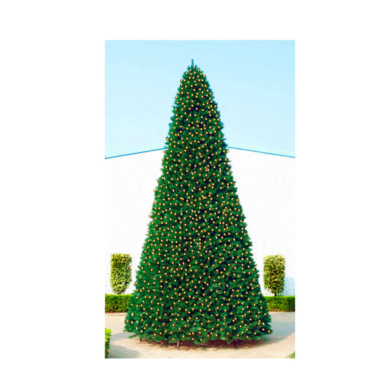 24' Giant Pre-Lit Everest Fir Commercial Christmas Tower Tree - Warm White C7 LED Lights 4 24' Giant Pre-Lit Everest Fir Commercial Christmas Tower Tree - Warm White C7 LED Lights - Image 2