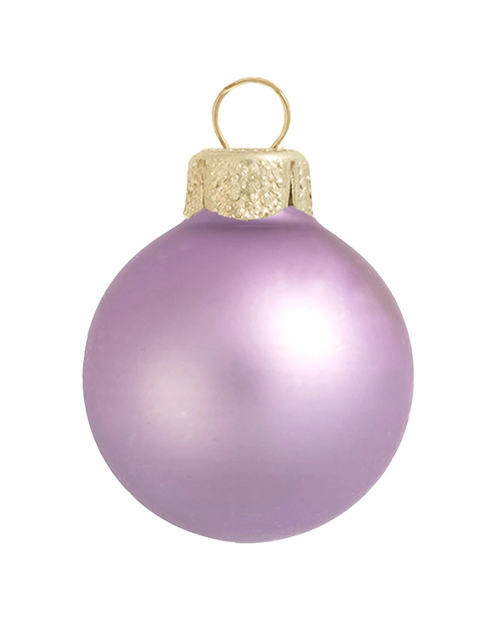 6ct Lavender Glass Matte Christmas Ball Ornaments 4" (100mm) 3 6ct Lavender Glass Matte Christmas Ball Ornaments 4" (100mm)
