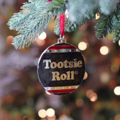 3.5" Silver And Brown "Tootsie Roll" Candy Logo Christmas Ornament 9 3.5" Silver And Brown "Tootsie Roll" Candy Logo Christmas Ornament -Christmas Decoration Store cyxpum5zni6x6qrpe6g3ko0bzftheiud 10024.1667641367