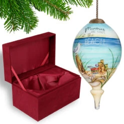 4.75” Ivory And Blue Beach Glass Hanging Christmas Ornament 11 4.75” Ivory And Blue Beach Glass Hanging Christmas Ornament -Christmas Decoration Store dacf 1911078 5 07973.1667620509