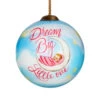 3” Blue And Pink Little Girl Hand Painted Mouth Blown Glass Hanging Christmas Ornament -Christmas Decoration Store dacf 1911088 41135.1667528334
