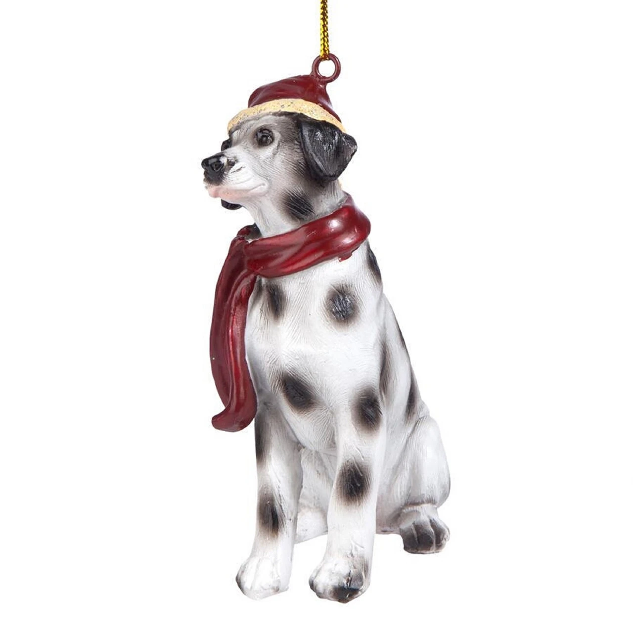 3.5" Dalmatian Dog Christmas Ornament 4 3.5" Dalmatian Dog Christmas Ornament - Image 2