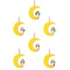 Set Of 6 Yellow, Beige, And Green Handcrafted Angels On Moon Ulbricht Ornaments, 2" 1 Set Of 6 Yellow, Beige, And Green Handcrafted Angels On Moon Ulbricht Ornaments, 2" -Christmas Decoration Store dati 10 01362020202020 58781.1667518928