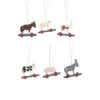Set Of 6 Red, Green, And Brown Handcrafted Farm Animal Dregeno Easter Ornaments, 1.5" 2 Set Of 6 Red, Green, And Brown Handcrafted Farm Animal Dregeno Easter Ornaments, 1.5" -Christmas Decoration Store dati 199 141 1202020 33898.1667663572