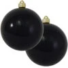 2ct Onyx Black Shatterproof Christmas Ball Ornament6" (150mm) 1 2ct Onyx Black Shatterproof Christmas Ball Ornament6" (150mm) -Christmas Decoration Store dcki kbx04742 97934.1667665845