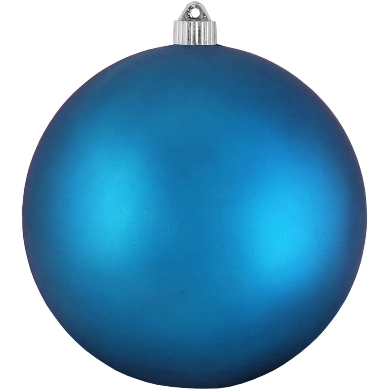 Matte Aloha Blue Shatterproof Christmas Ball Ornament 8" (200mm) 3 Matte Aloha Blue Shatterproof Christmas Ball Ornament 8" (200mm)