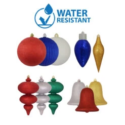 Gold Shatterproof Christmas Long Drop Ornament 12.5" (320mm) 8 Gold Shatterproof Christmas Long Drop Ornament 12.5" (320mm) -Christmas Decoration Store dcki kbx30679 03 27743.1667561924