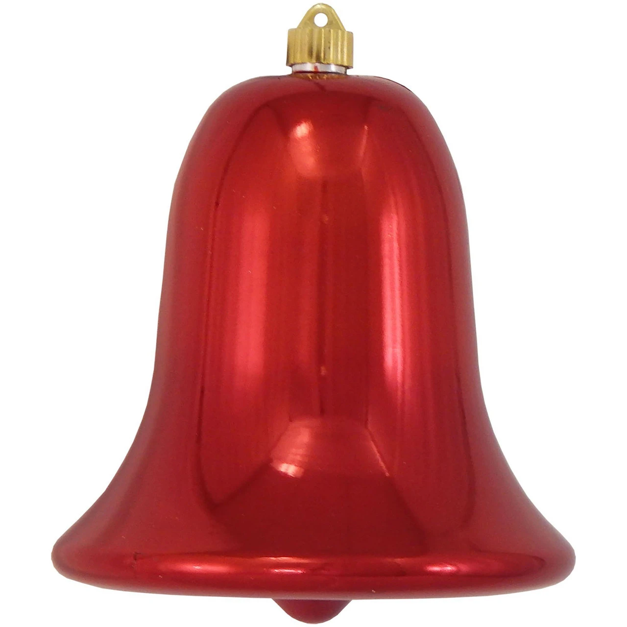 9" Sonic Red Shatterproof Shiny Christmas Bell Ornament 3 9" Sonic Red Shatterproof Shiny Christmas Bell Ornament