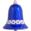 7" Candy Blue And White Shatterproof Christmas Bell Ornament 1 7" Candy Blue And White Shatterproof Christmas Bell Ornament -Christmas Decoration Store dcki kbx90240 51280.1667601927