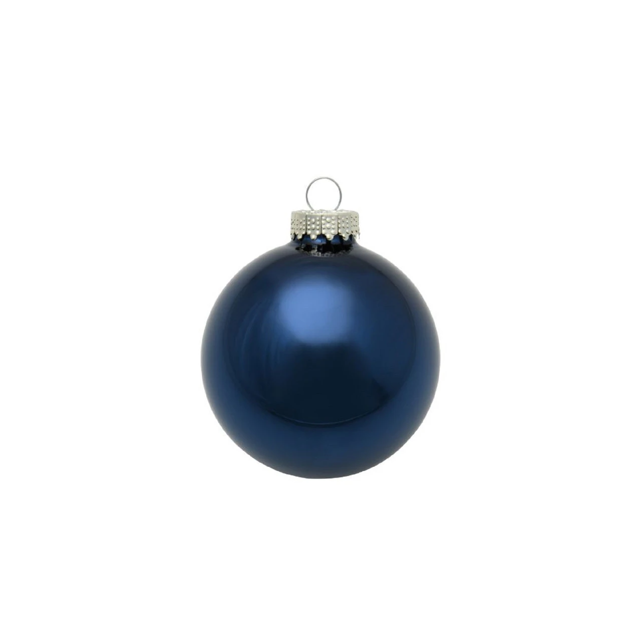 40ct Midnight Blue Shiny Glass Christmas Ball Ornaments 1.25" (31mm) 3 40ct Midnight Blue Shiny Glass Christmas Ball Ornaments 1.25" (31mm)