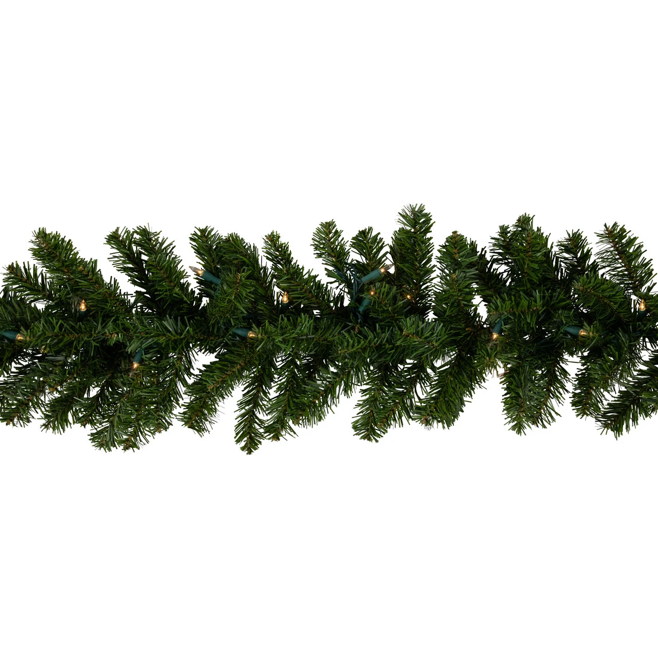 50' X 10" Pre-Lit Canadian Pine Commercial Artificial Christmas Garland, Clear Lights 5 50' X 10" Pre-Lit Canadian Pine Commercial Artificial Christmas Garland, Clear Lights - Image 3