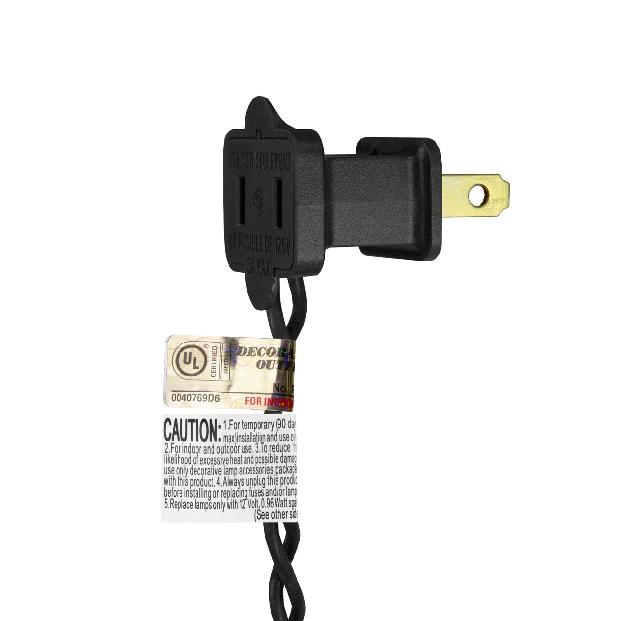 50 White LED Mini Christmas Lights - 16.25 Ft Black Wire 5 50 White LED Mini Christmas Lights - 16.25 Ft Black Wire - Image 3