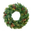 Pre-Lit Pine Artificial Christmas Wreath, 24-Inch, Warm White And Multi LED Lights 1 Pre-Lit Pine Artificial Christmas Wreath, 24-Inch, Warm White And Multi LED Lights -Christmas Decoration Store dghh20cbw24 1 04518.1682081414
