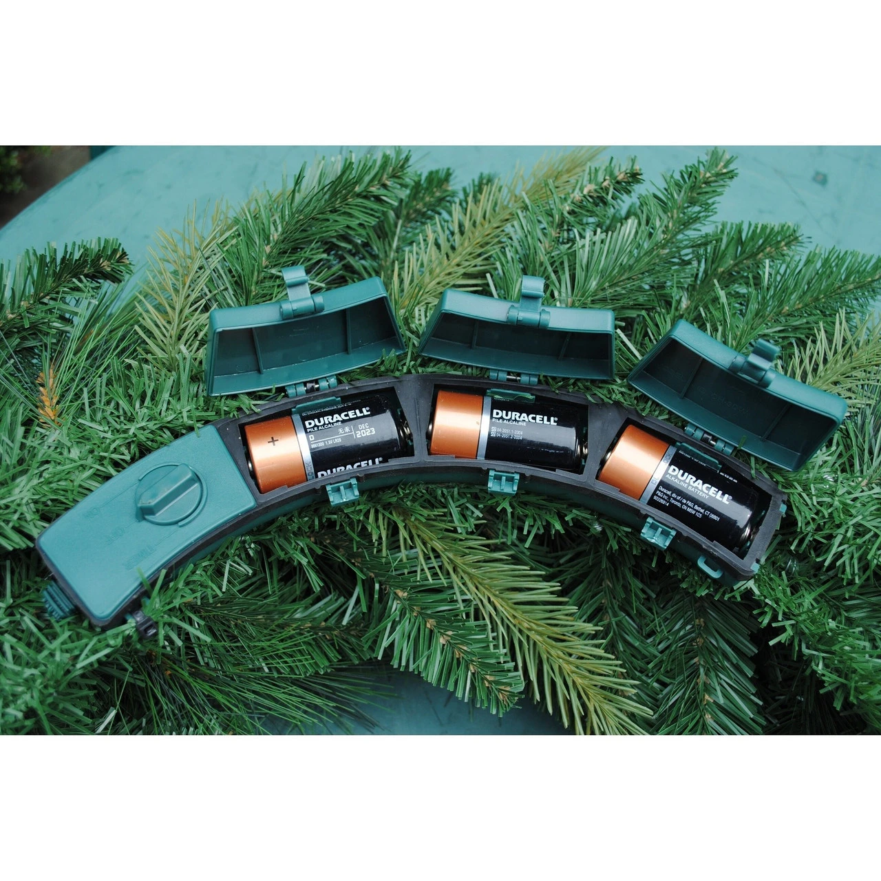 Pre-Lit Mixed Mountain Cypress Artificial Christmas Wreath, 30-Inch, LED Lights 6 Pre-Lit Mixed Mountain Cypress Artificial Christmas Wreath, 30-Inch, LED Lights - Image 4