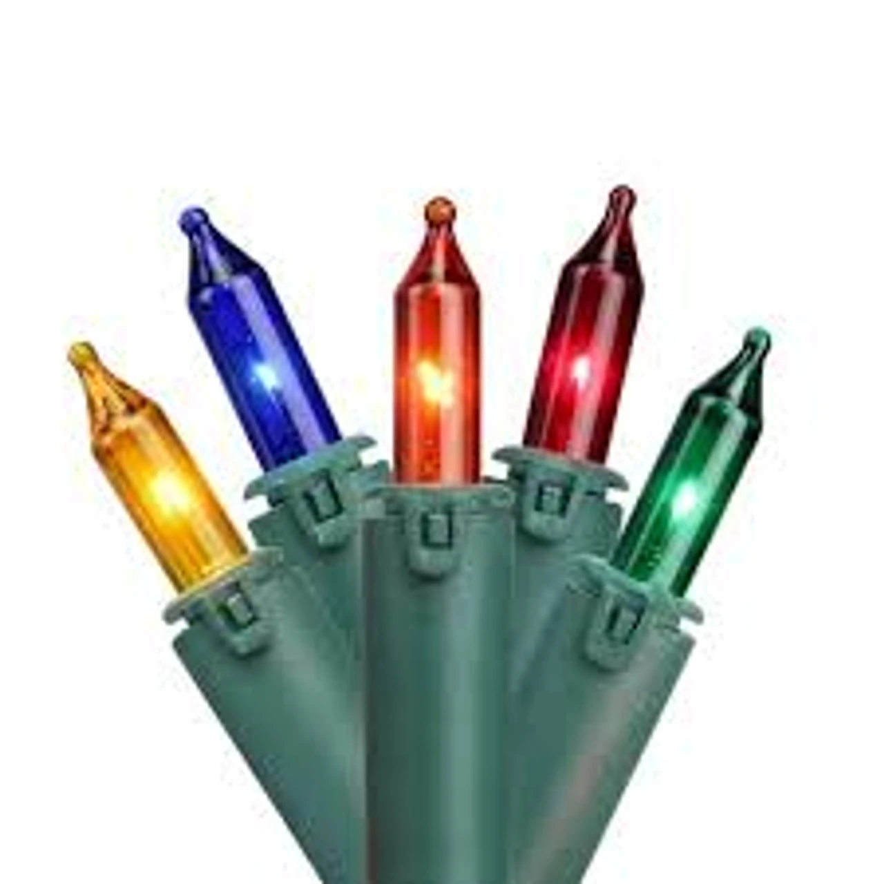 50-Count Pink And Yellow Mini Christmas Light Set, 9.15ft Green Wire 5 50-Count Pink And Yellow Mini Christmas Light Set, 9.15ft Green Wire - Image 3