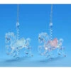 Set Of 8 Clear And Blue Carousel Horse Hanging Christmas Ornaments 9" 1 Set Of 8 Clear And Blue Carousel Horse Hanging Christmas Ornaments 9" -Christmas Decoration Store dice 98548 1 67294.1667621047