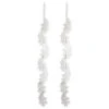 Set Of 2 White Hanging Foam Garland Leaves 51" 1 Set Of 2 White Hanging Foam Garland Leaves 51" -Christmas Decoration Store dii camz38022 1 09633.1667490748