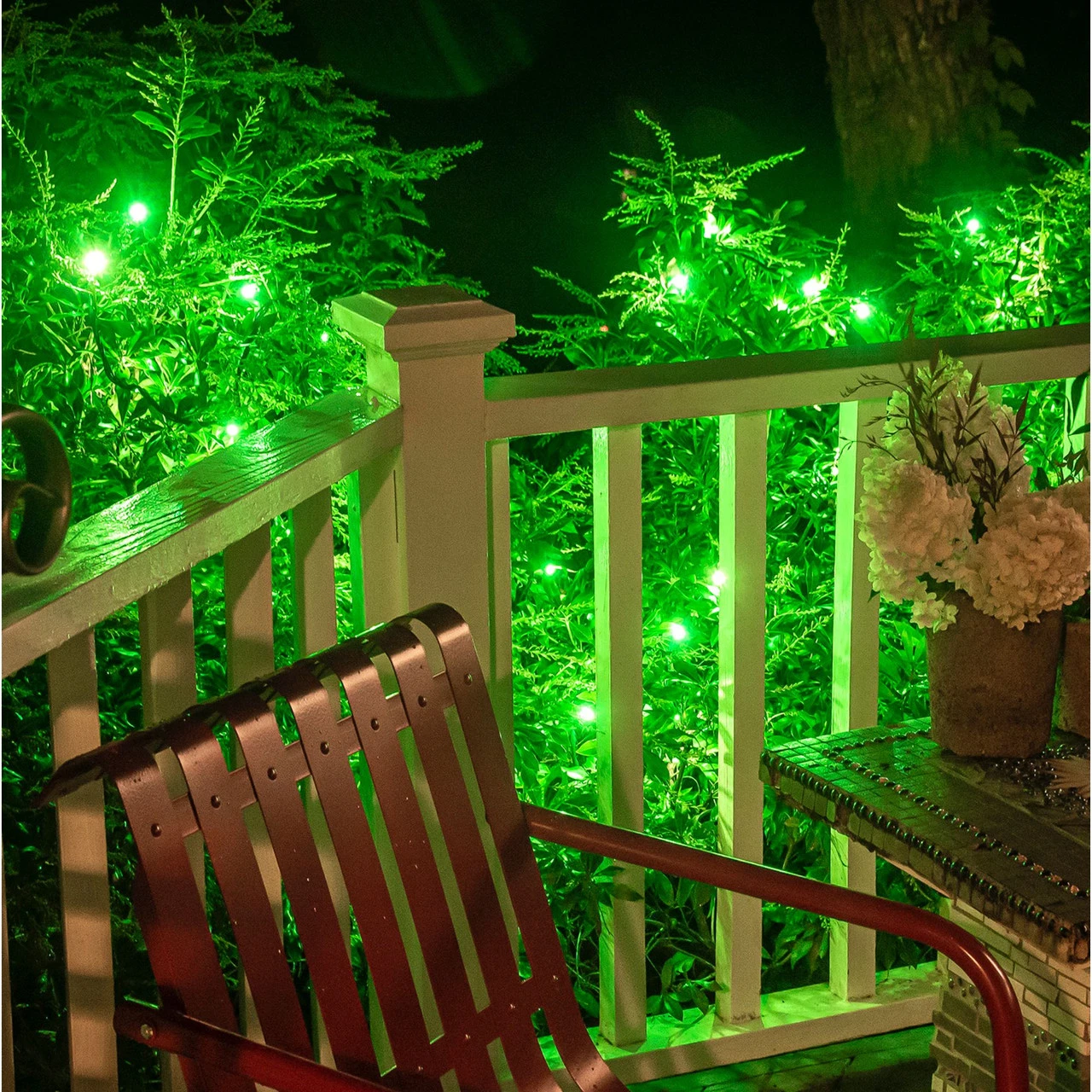 25 Multi-Color LED Berry Christmas String Lights - 12.67 Ft Green Wire 4 25 Multi-Color LED Berry Christmas String Lights - 12.67 Ft Green Wire - Image 2