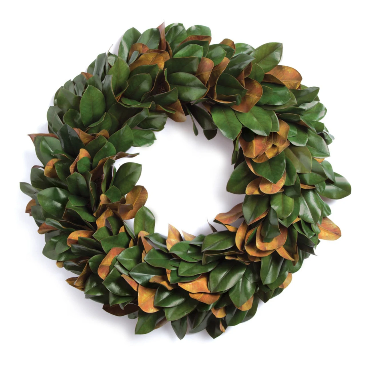 Magnolia Leaf Artificial Christmas Wreath - 30-Inch, Unlit 3 Magnolia Leaf Artificial Christmas Wreath - 30-Inch, Unlit