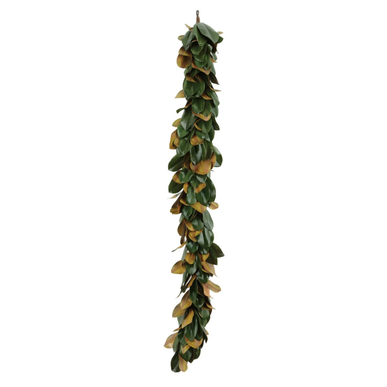 6' X 5" Green And Yellow Magnolia Artificial Leaf Garland - Unlit 3 6' X 5" Green And Yellow Magnolia Artificial Leaf Garland - Unlit