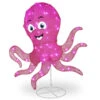36" LED Lighted Pink Sisal Octopus Outdoor Decoration 1 36" LED Lighted Pink Sisal Octopus Outdoor Decoration -Christmas Decoration Store dnat20df 070014l 92686.1667573997