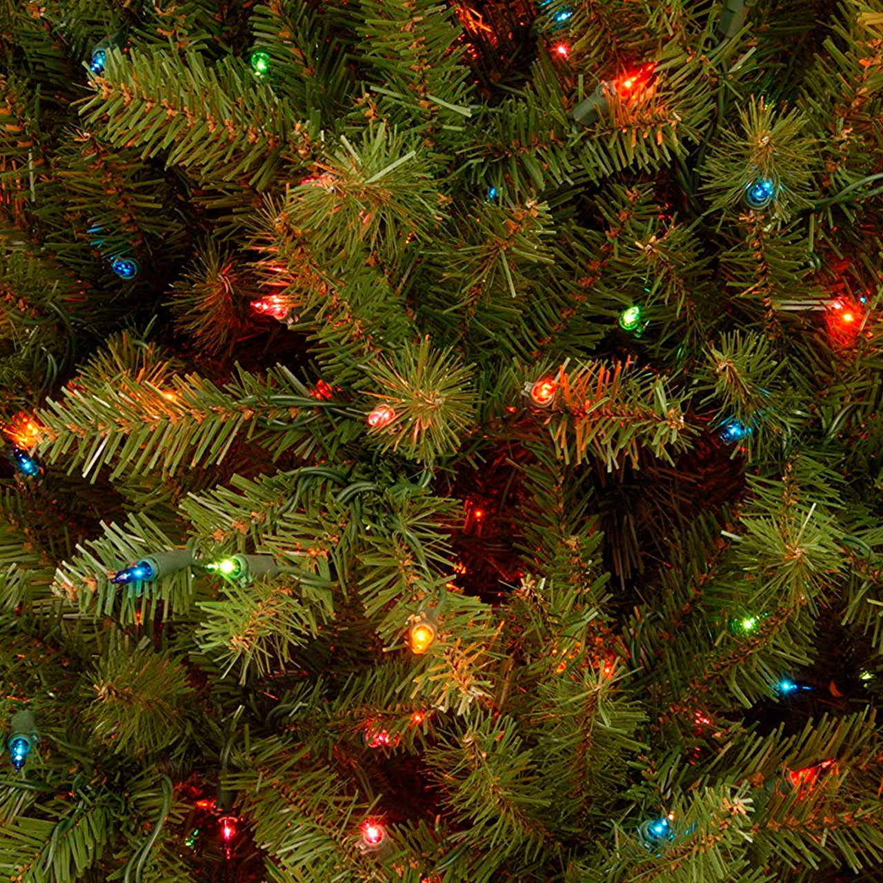 4.5’ Pre-Lit Dunhill Fir Artificial Christmas Tree - Multi-Color Lights 4 4.5’ Pre-Lit Dunhill Fir Artificial Christmas Tree - Multi-Color Lights - Image 2