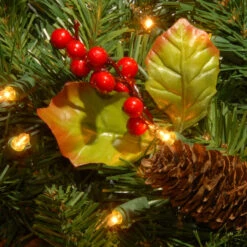 24" Classical Collection Wreath With Clear Lights 8 24" Classical Collection Wreath With Clear Lights -Christmas Decoration Store dnat cc1 301 24w 1 3 62318.1667580426