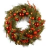 Pre-Lit B/O LED Red Mixed Artificial Christmas Wreath – 24-Inch, Warm White Lights 1 Pre-Lit B/O LED Red Mixed Artificial Christmas Wreath – 24-Inch, Warm White Lights -Christmas Decoration Store dnat dc13 159 24wb 1 17267.1667641614