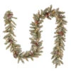 9' X 10" Pre-Lit Dunhill Fir Artificial Christmas Garland With Red Berries – Clear Lights 2 9' X 10" Pre-Lit Dunhill Fir Artificial Christmas Garland With Red Berries – Clear Lights -Christmas Decoration Store dnat duf 300 9a 1 1 35857.1667535991