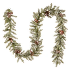 9' X 10" Pre-Lit Dunhill Fir Artificial Christmas Garland With Red Berries – Clear Lights -Christmas Decoration Store dnat duf 300 9a 1 4 13294.1667535992