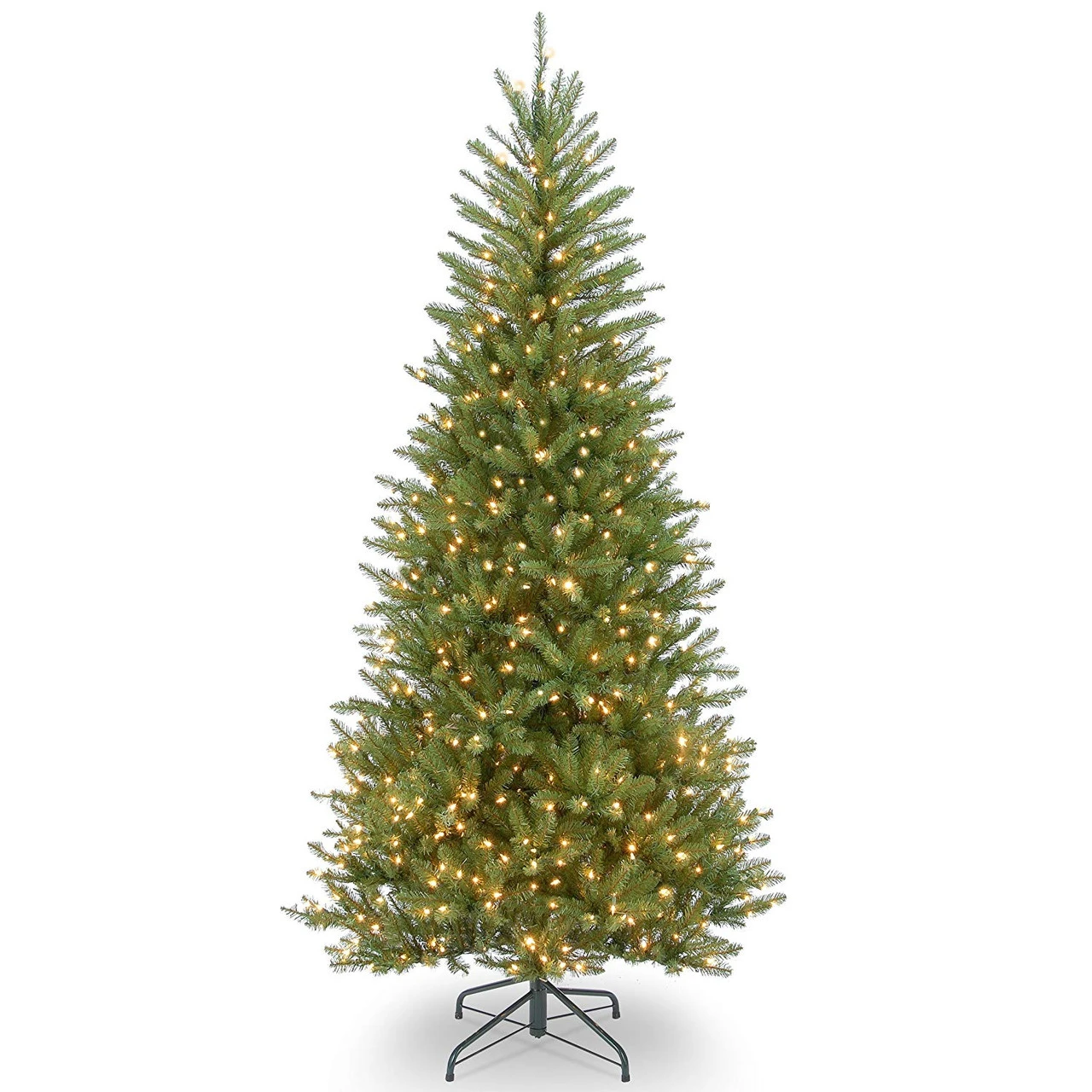 7.5’ Pre-lit Dunhill Fir Slim Artificial Christmas Tree - Clear Lights 3 7.5’ Pre-lit Dunhill Fir Slim Artificial Christmas Tree - Clear Lights