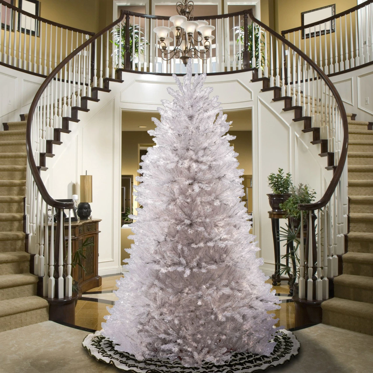 6.5' Dunhill White Fir Artificial Christmas Tree – Unlit 4 6.5' Dunhill White Fir Artificial Christmas Tree – Unlit - Image 2