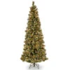 7.5’ Pre-Lit Glittery Pine Christmas Tree – Clear Lights -Christmas Decoration Store dnat gb3 304 75 1 45397.1667535993