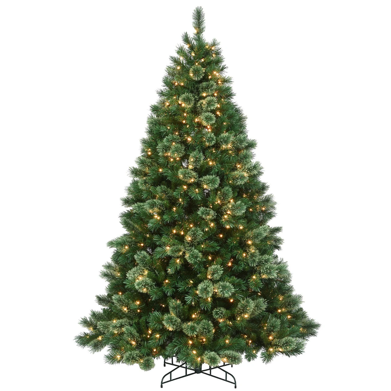 7.5’ Pre-Lit Hamburg Pine Artificial Christmas Tree - Clear Lights 3 7.5’ Pre-Lit Hamburg Pine Artificial Christmas Tree - Clear Lights