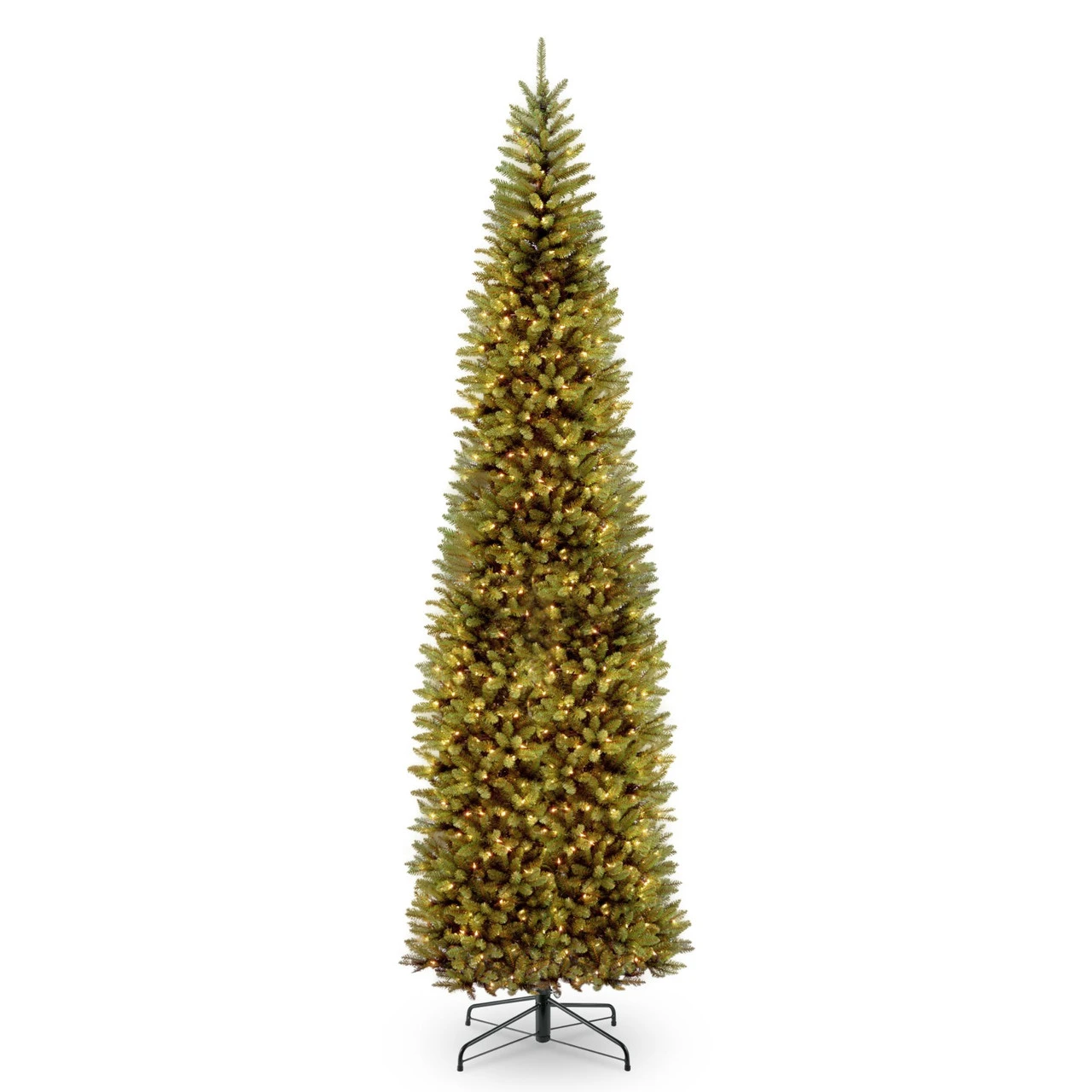 10’ Pre-lit Kingswood Fir Pencil Artificial Christmas Tree – Clear Lights 3 10’ Pre-lit Kingswood Fir Pencil Artificial Christmas Tree – Clear Lights