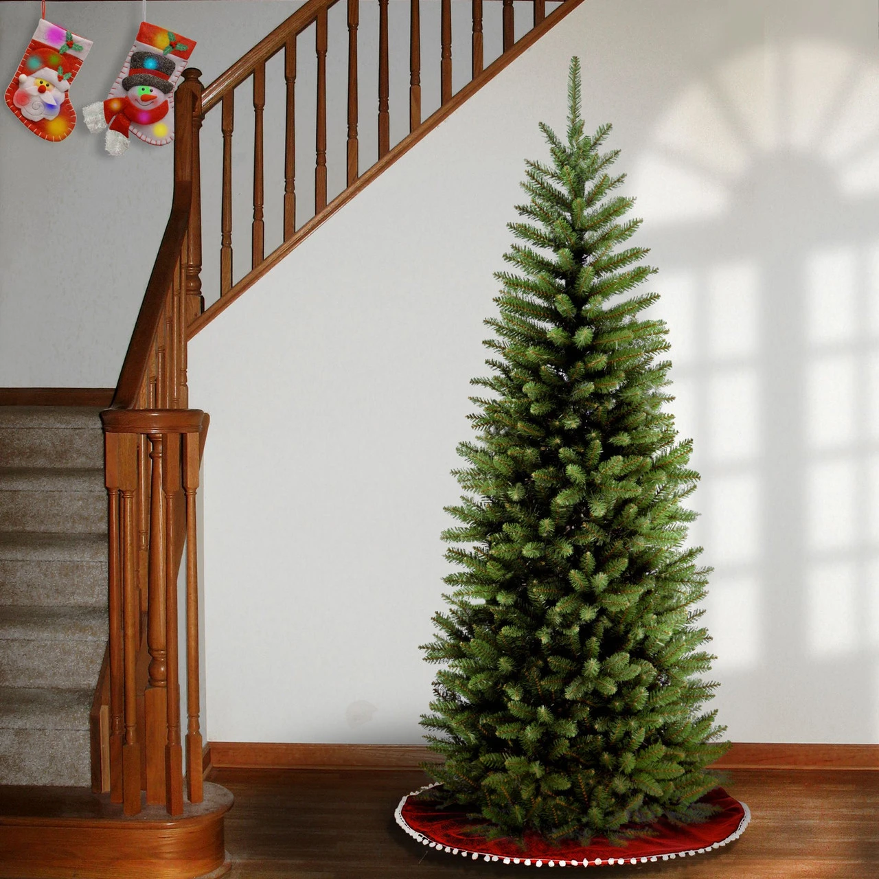 6’ Kingswood Fir Pencil Artificial Christmas Tree - Unlit 4 6’ Kingswood Fir Pencil Artificial Christmas Tree - Unlit - Image 2