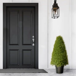 36" Green Artificial Boxwood Topiary Tree With Weighted Pot 6 36" Green Artificial Boxwood Topiary Tree With Weighted Pot -Christmas Decoration Store dnat lbx4 36 2 50402.1667533504