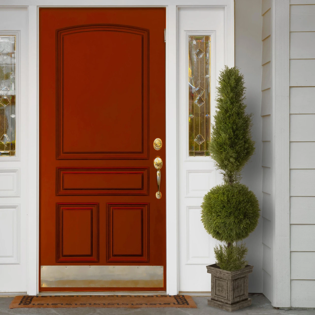 60" Green Cone And Ball Juniper Spiral Artificial Christmas Topiary 5 60" Green Cone And Ball Juniper Spiral Artificial Christmas Topiary - Image 3