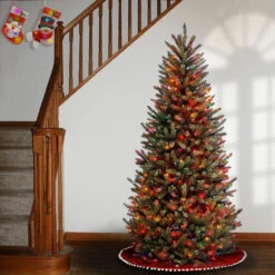 6.5’ Pre-Lit Natural Fraser Slim Fir Artificial Christmas Tree - Multi-Color Lights 7 6.5’ Pre-Lit Natural Fraser Slim Fir Artificial Christmas Tree - Multi-Color Lights -Christmas Decoration Store dnat naffslh1 65rlo 3 06418.1667574620