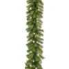 9' X 10" Pre-Lit Norwood Fir Artificial Christmas Garland – Soft White LED Lights