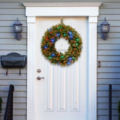 36" Pre-Lit Norwood Fir Artificial Christmas Wreath – Multi-Color LED Lights 6 36" Pre-Lit Norwood Fir Artificial Christmas Wreath – Multi-Color LED Lights -Christmas Decoration Store dnat nf 309l 36w 1 3 37293.1667536032
