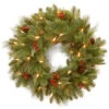 Pre-Lit Noelle Artificial Christmas Wreath - 24-Inch, Soft White LED Battery Operated Lights 1 Pre-Lit Noelle Artificial Christmas Wreath - 24-Inch, Soft White LED Battery Operated Lights -Christmas Decoration Store dnat nl13 300l 24wb1 1 02580.1667616313
