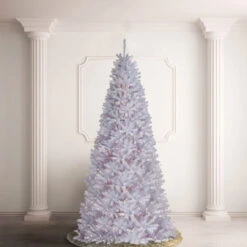 12’ Pre-Lit Medium White North Valley Spruce Artificial Christmas Tree - Clear Lights 7 12’ Pre-Lit Medium White North Valley Spruce Artificial Christmas Tree - Clear Lights -Christmas Decoration Store dnat nrvw7 302 120 3 17812.1667574319