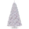 9’ Pre-Lit North Valley White Spruce Artificial Christmas Tree - Clear Lights