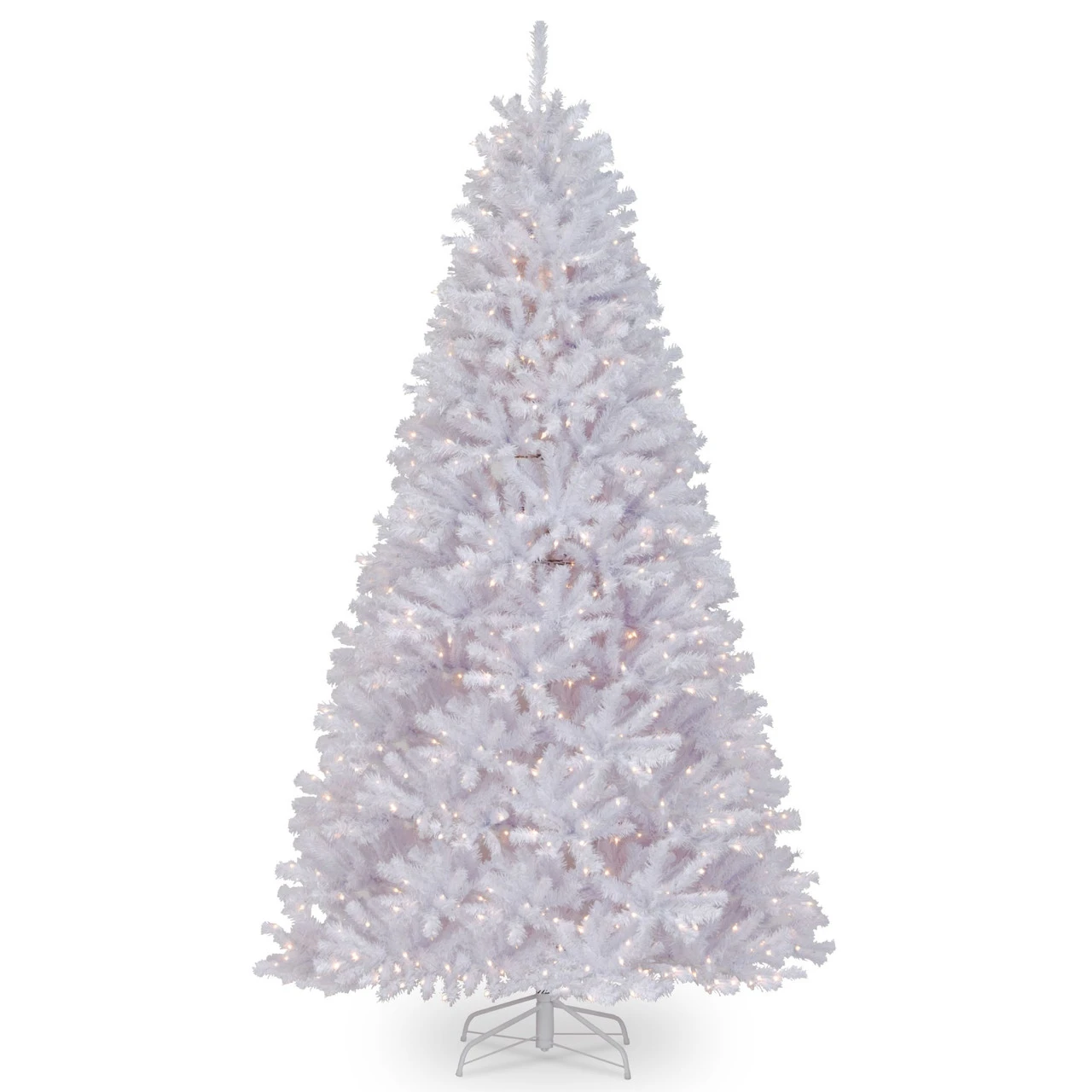 9’ Pre-Lit North Valley White Spruce Artificial Christmas Tree - Clear Lights 3 9’ Pre-Lit North Valley White Spruce Artificial Christmas Tree - Clear Lights