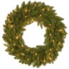 24” Pre-Lit Avalon Spruce Christmas Wreath - Clear Lights 2 24” Pre-Lit Avalon Spruce Christmas Wreath - Clear Lights -Christmas Decoration Store dnat peav7 300 24w 1 1 61937.1667663725
