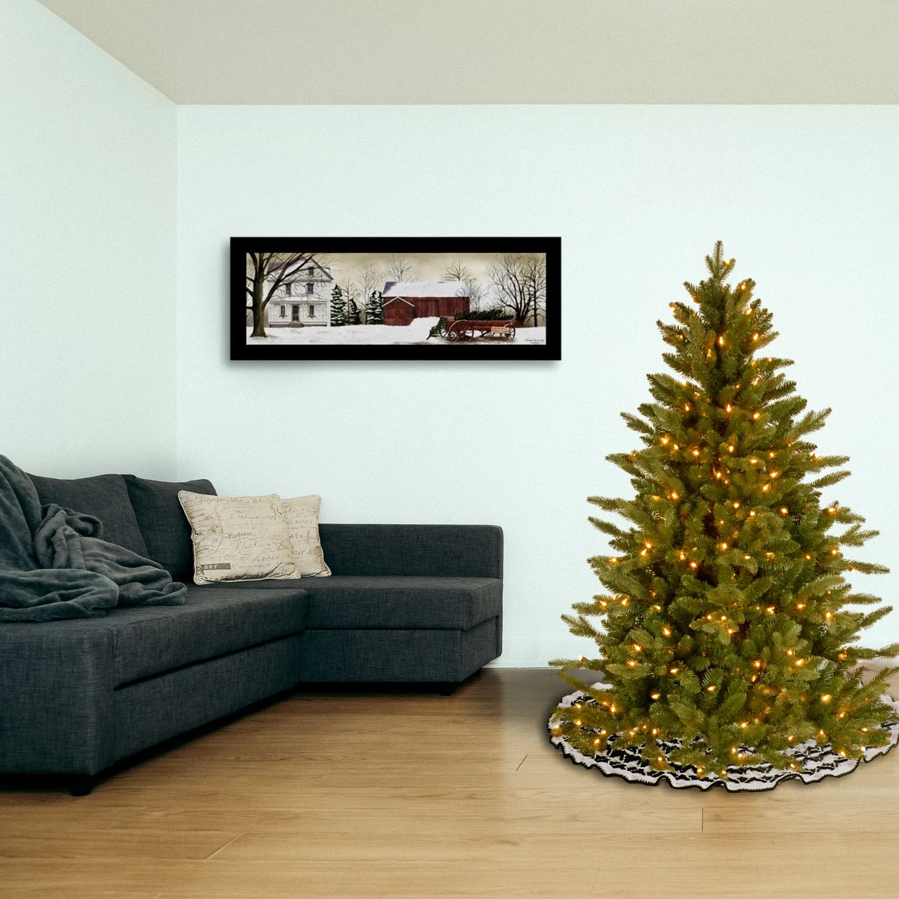 4.5’ Pre-LitAvalon Spruce Christmas Tree – Clear Lights 5 4.5’ Pre-LitAvalon Spruce Christmas Tree – Clear Lights - Image 3