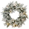 Pre-Lit Frosted Colonial Fir Artificial Christmas Wreath, 24-Inch, Warm White LED Lights 1 Pre-Lit Frosted Colonial Fir Artificial Christmas Wreath, 24-Inch, Warm White LED Lights -Christmas Decoration Store dnat peco8 362 24w b 92836.1667647072