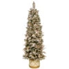 6' Pre-Lit Slim Frosted Colonial Artificial Half Wall Christmas Tree - Clear Lights 1 6' Pre-Lit Slim Frosted Colonial Artificial Half Wall Christmas Tree - Clear Lights -Christmas Decoration Store dnat peco8 362 6h 1 39295.1667569298